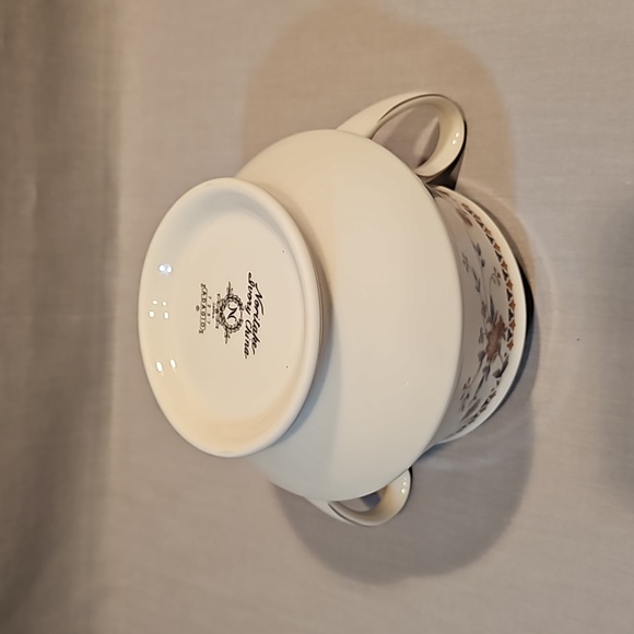 New Noritake Adagio 7237 Creamer & Sugar Bowl w/Lid - Picture 5 of 13